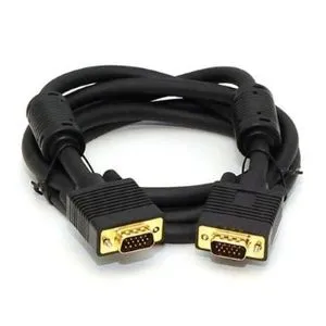 Kabl VGA M/M 1.8m HQ feritno jezgro crni