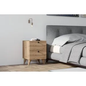 Kada - Walnut v2 Walnut Nightstand