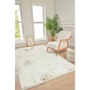 Kadifem Kd011 Bež Tepih (120 x 400 cm)