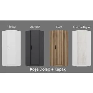 Kale 1 Anthracite - 210 Anthracite Wardrobe