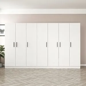 Kale - 2220 White Wardrobe