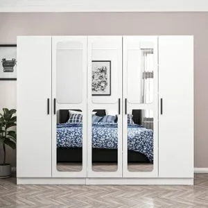 Kale - 2438 White Wardrobe
