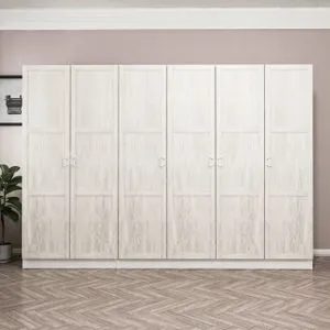 Kale - 2451 White Wardrobe