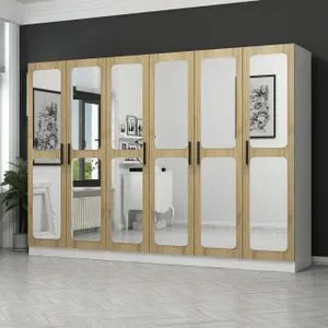 Kale - 2716 Walnut Wardrobe