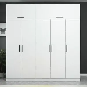 Kale - 3085 White Wardrobe
