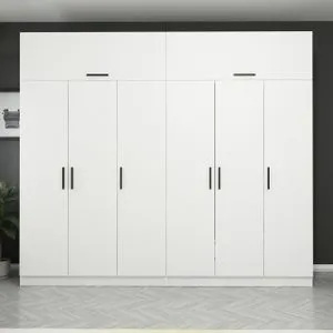 Kale - 3087 White Wardrobe