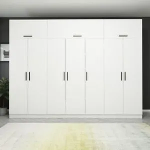 Kale - 3088 White Wardrobe