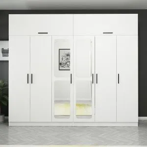 Kale - 3100 White Wardrobe