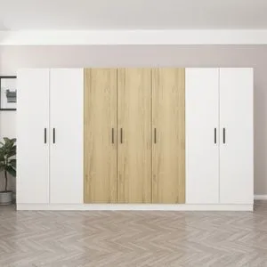 Kale - 3113 White Wardrobe