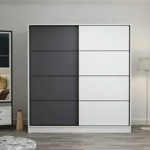 Kale - 3166 White
Anthracite Wardrobe