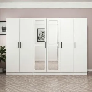 Kale - 3817 White Wardrobe
