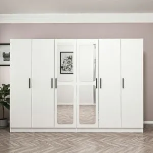 Kale - 3820 White Wardrobe