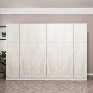 Kale - 3834 White Wardrobe
