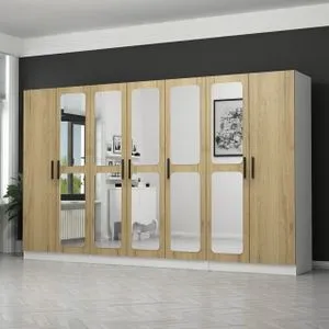 Kale - 3876 Walnut Wardrobe