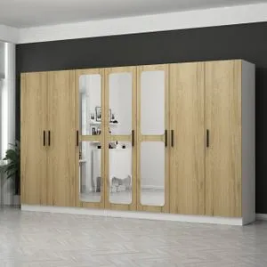 Kale - 3877 Walnut Wardrobe