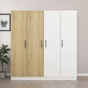 Kale - 3954 Walnut
White Wardrobe