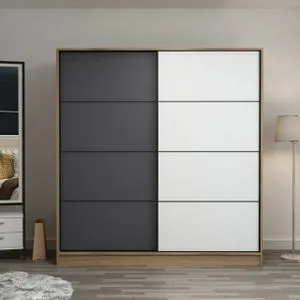 Kale - 3982 Dore
Anthracite
White Wardrobe