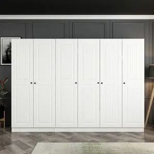 Kale - 4774 White Wardrobe
