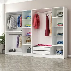 Kale - 4929 White Wardrobe
