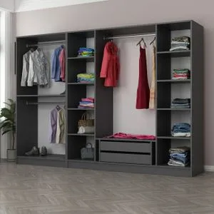 Kale - 4939 Anthracite Wardrobe