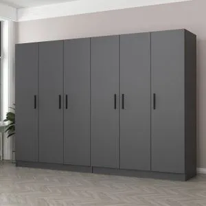 Kale - 4977 Anthracite Wardrobe