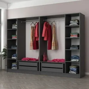 Kale - 5044 Anthracite Wardrobe