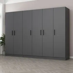 Kale - 5080 Anthracite Wardrobe