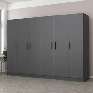 Kale - 5081 Anthracite Wardrobe