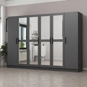 Kale - 5092 Anthracite Wardrobe