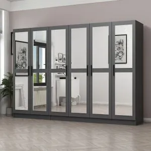 Kale - 5093 Anthracite Wardrobe