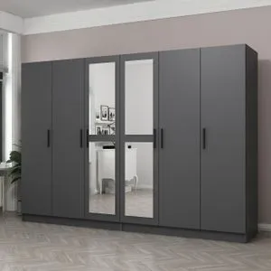 Kale - 5094 Anthracite Wardrobe
