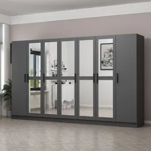 Kale - 5098 Anthracite Wardrobe