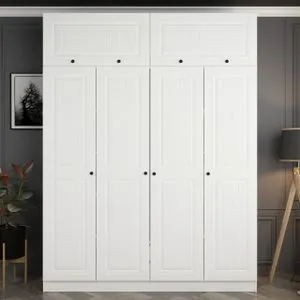 Kale - 5136 White Wardrobe