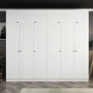 Kale - 5139 White Wardrobe