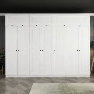 Kale - 5231 White Wardrobe