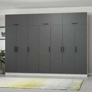 Kale - 5242 Anthracite
White Wardrobe