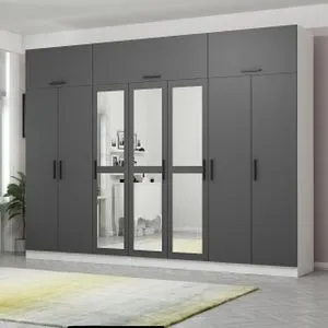 Kale - 5256 Anthracite
White Wardrobe