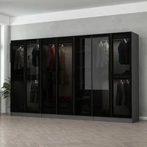 Kale - 6655 Anthracite
Black Wardrobe