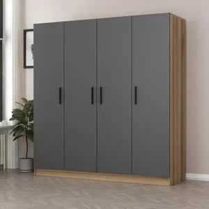 Kale - 7508 Anthracite Wardrobe