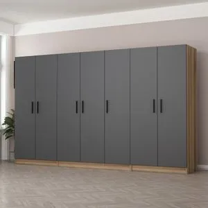 Kale - 7512 Anthracite Wardrobe