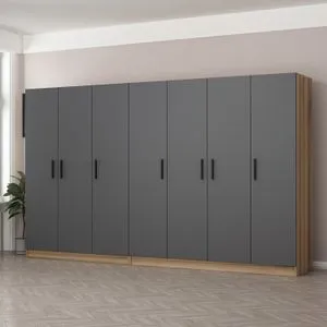 Kale - 7513 Anthracite Wardrobe
