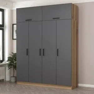 Kale - 7528 Anthracite Wardrobe