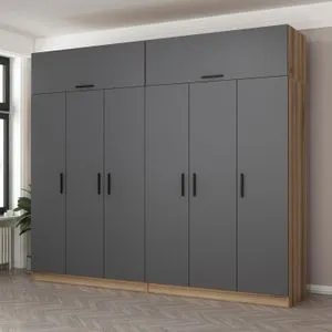 Kale - 7531 Anthracite Wardrobe