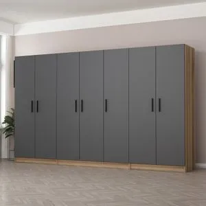 Kale - 7642 Anthracite Wardrobe