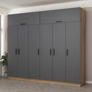 Kale - 7720 Anthracite Wardrobe