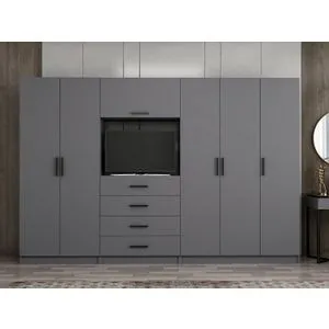 Kale - 7829 Anthracite Wardrobe