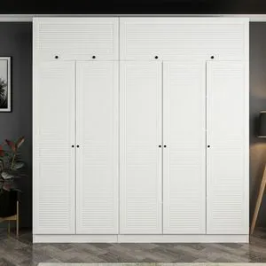 Kale - 8402 White Wardrobe