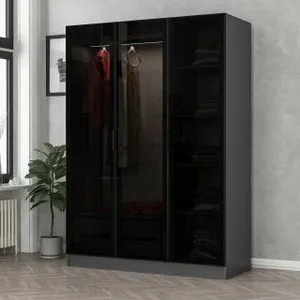 Kale Anthracite Black - 2271 Anthracite
Black Wardrobe