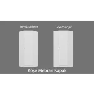 Kale Corner White - 210 White Wardrobe