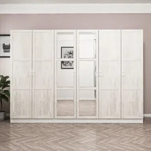 Kale Country - 3844 White Wardrobe